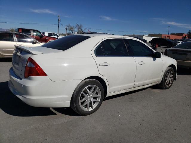 3FAHP0JG0BR194645 - 2011 FORD FUSION SEL WHITE photo 3