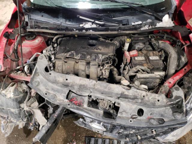 3N1AB7APXHY359072 - 2017 NISSAN SENTRA S RED photo 11