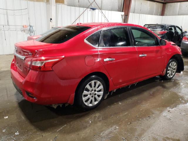 3N1AB7APXHY359072 - 2017 NISSAN SENTRA S RED photo 3