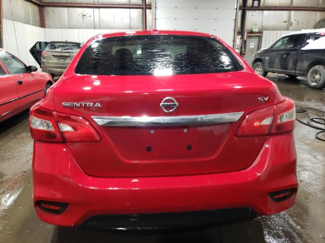 3N1AB7APXHY359072 - 2017 NISSAN SENTRA S RED photo 6