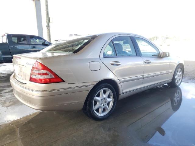 WDBRF81J53F428061 - 2003 MERCEDES-BENZ C 240 4MATIC TAN photo 3