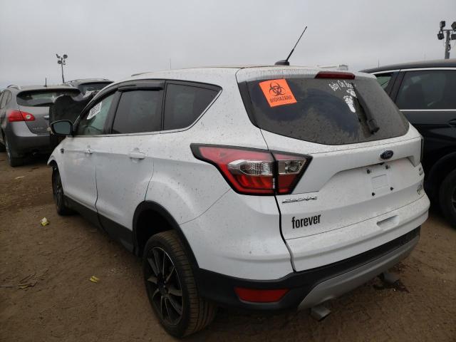 1FMCU0GDXHUC54115 - 2017 FORD ESCAPE SE WHITE photo 2