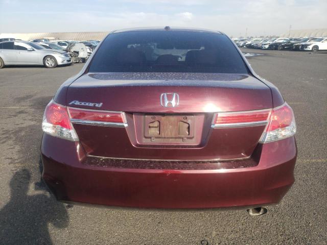 1HGCP2F82BA128952 - 2011 HONDA ACCORD EXL BURGUNDY photo 6