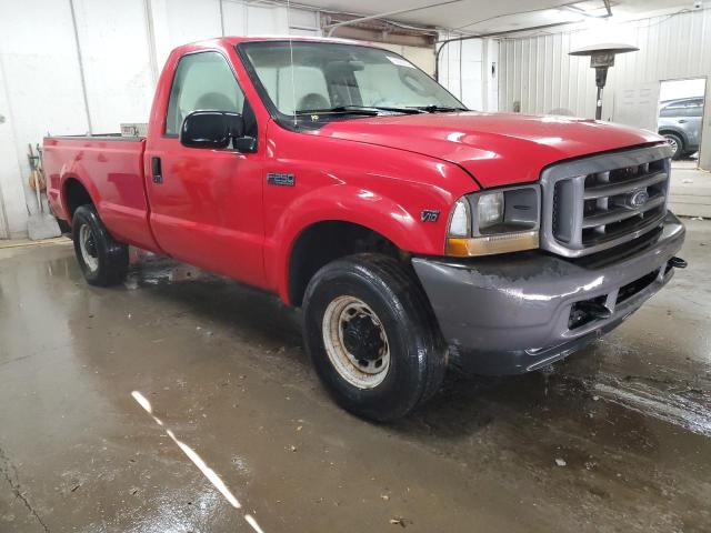 1FTNF21S34EA70410 - 2004 FORD F250 SUPER DUTY RED photo 4