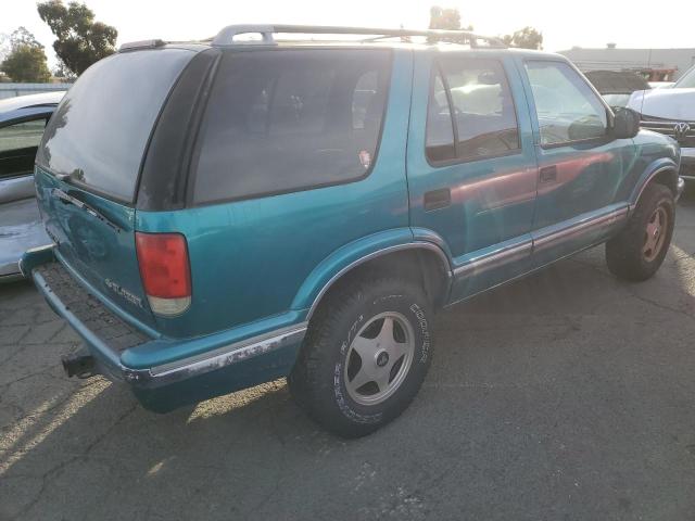 1GNDT13W3S2129962 - 1995 CHEVROLET BLAZER TEAL photo 3