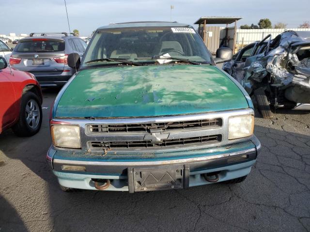 1GNDT13W3S2129962 - 1995 CHEVROLET BLAZER TEAL photo 5