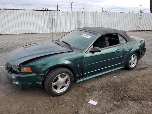 1FAFP44453F405756 - 2003 FORD MUSTANG GREEN photo 1