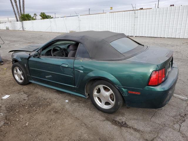 1FAFP44453F405756 - 2003 FORD MUSTANG GREEN photo 2