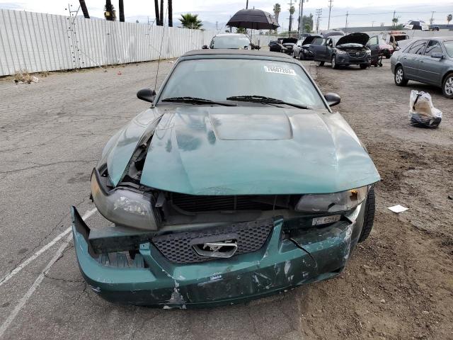 1FAFP44453F405756 - 2003 FORD MUSTANG GREEN photo 5