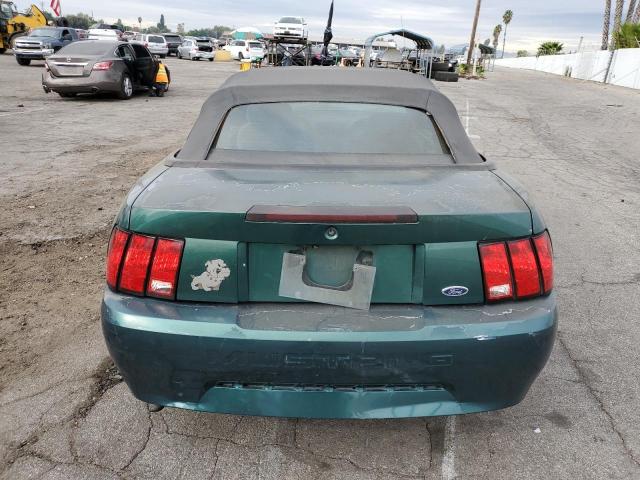 1FAFP44453F405756 - 2003 FORD MUSTANG GREEN photo 6