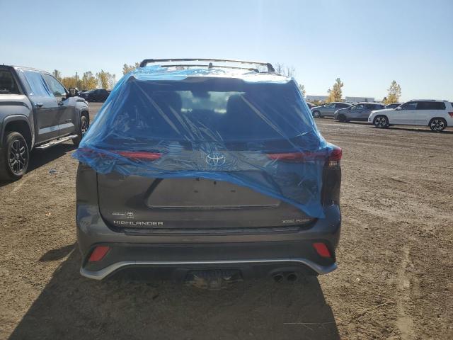 5TDLZRBH0MS118448 - 2021 TOYOTA HIGHLANDER XSE GRAY photo 6