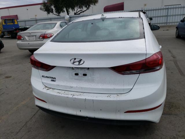 5NPD74LF6HH153100 - 2017 HYUNDAI ELANTRA SE WHITE photo 6