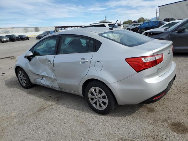 KNADM4A38C6091118 - 2012 KIA RIO LX SILVER photo 2