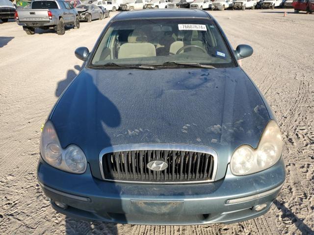 KMHWF35H45A106280 - 2005 HYUNDAI SONATA GLS BLUE photo 5