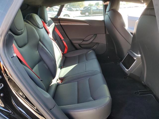 5YJSA1E56MF443678 - 2021 TESLA MODEL S შავი ფოტო 10