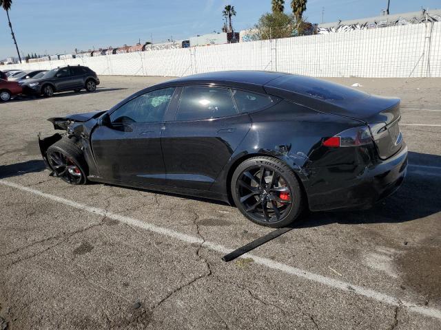 5YJSA1E56MF443678 - 2021 TESLA MODEL S BLACK photo 2