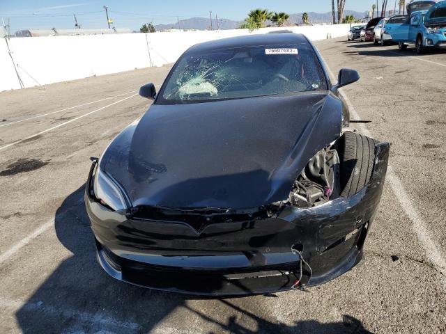 5YJSA1E56MF443678 - 2021 TESLA MODEL S შავი ფოტო 5