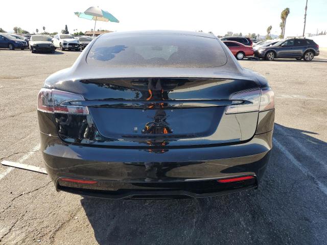 5YJSA1E56MF443678 - 2021 TESLA MODEL S BLACK photo 6