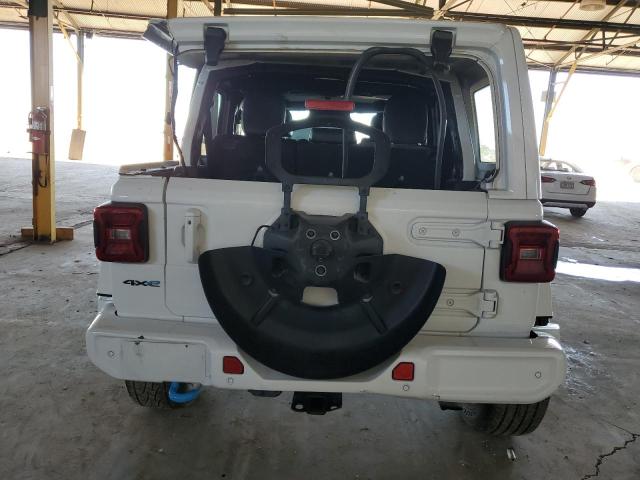 1C4JJXP65MW675124 - 2021 JEEP WRANGLER U SAHARA 4XE WHITE photo 6