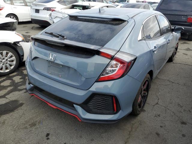 SHHFK7H70HU403308 - 2017 HONDA CIVIC EXL Թիրկույզ լուսանկար 3