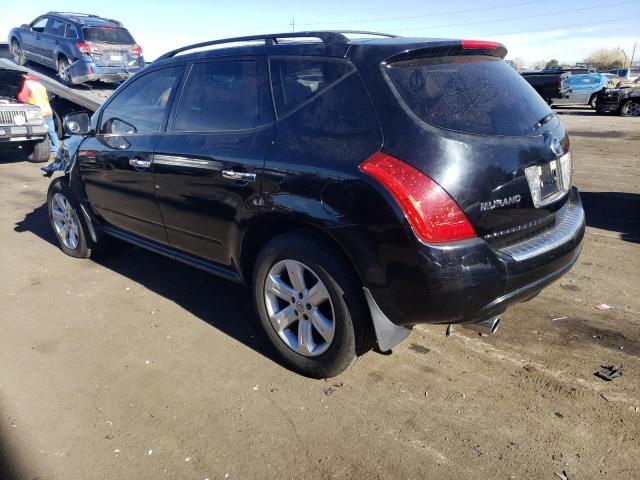 JN8AZ08WX7W665504 - 2007 NISSAN MURANO SL BLACK photo 2