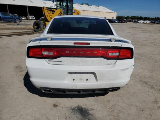 2C3CDXBG8EH306990 - 2014 DODGE CHARGER SE WHITE photo 6