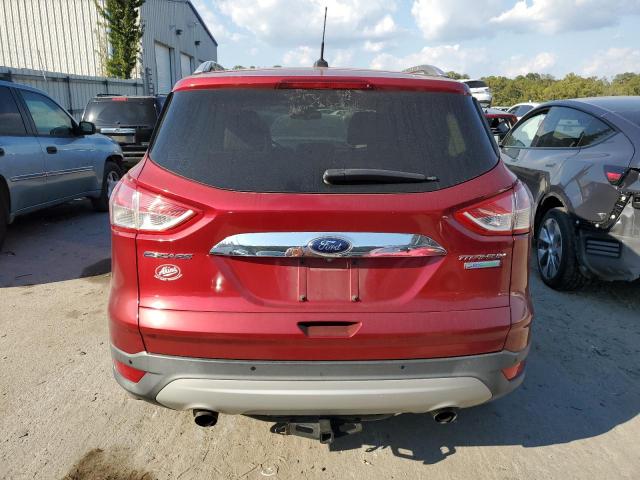 1FMCU0JXXEUD13856 - 2014 FORD ESCAPE TITANIUM RED photo 6