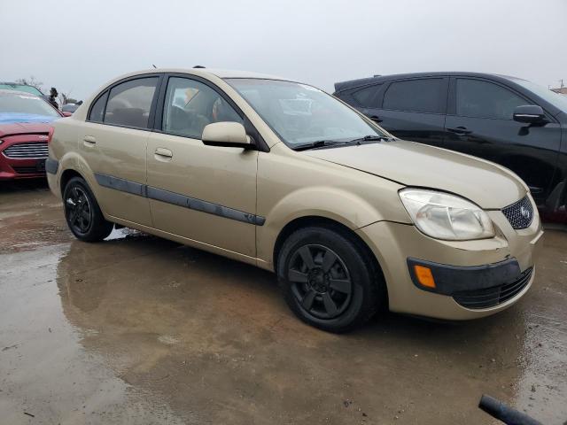 KNADE123466136280 - 2006 KIA RIO BEIGE photo 4