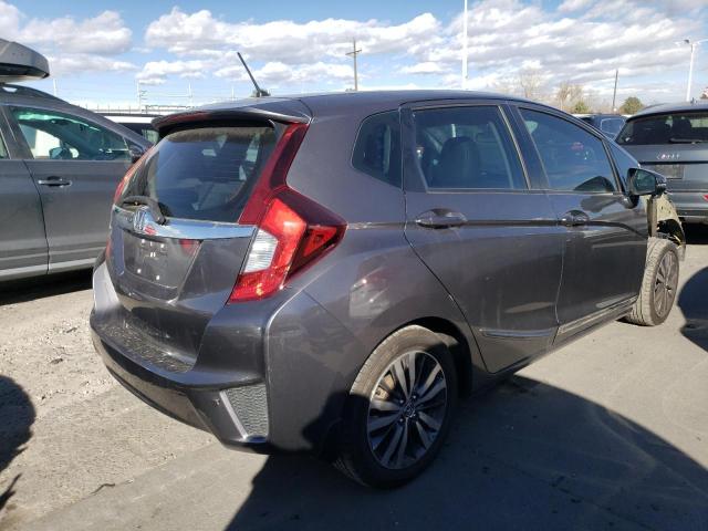 3HGGK5H87FM704669 - 2015 HONDA FIT EX GRAY photo 3