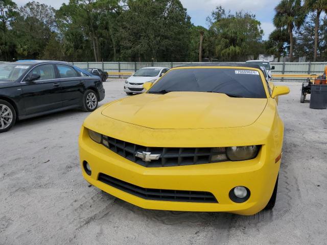 2G1FB3D33D9199530 - 2013 CHEVROLET CAMARO LT YELLOW photo 5