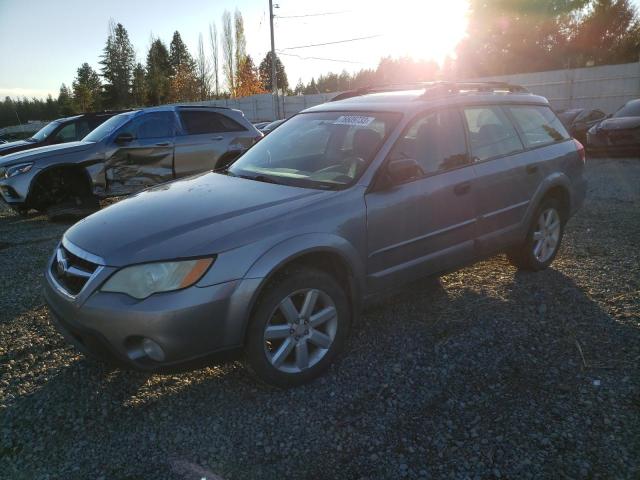 4S4BP61C187316151 - 2008 SUBARU OUTBACK 2.5I SILVER photo 1