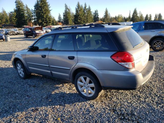 4S4BP61C187316151 - 2008 SUBARU OUTBACK 2.5I SILVER photo 2