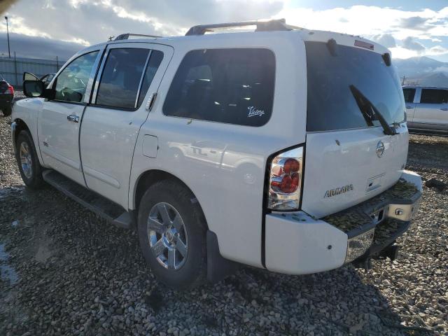 5N1AA08C87N709543 - 2007 NISSAN ARMADA SE WHITE photo 2