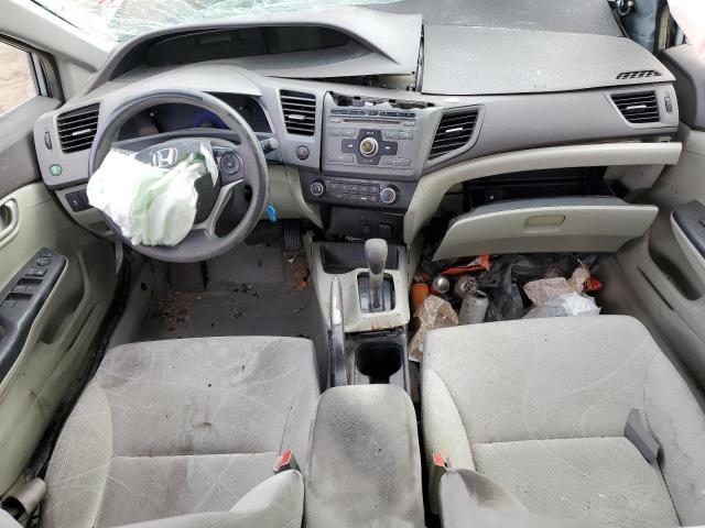 2HGFB2F58CH601743 - 2012 HONDA CIVIC LX SILVER photo 8