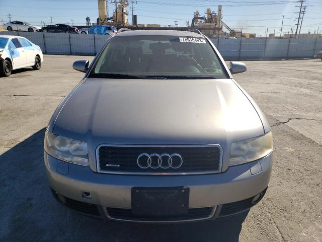 WAUVC68E03A243142 - 2003 AUDI A4 1.8T AVANT QUATTRO GRAY photo 5