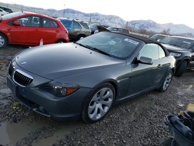 WBAEK73455B325324 - 2005 BMW 645 CI AUTOMATIC GRAY photo 1