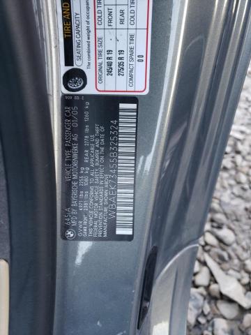 WBAEK73455B325324 - 2005 BMW 645 CI AUTOMATIC Сұр фото 12