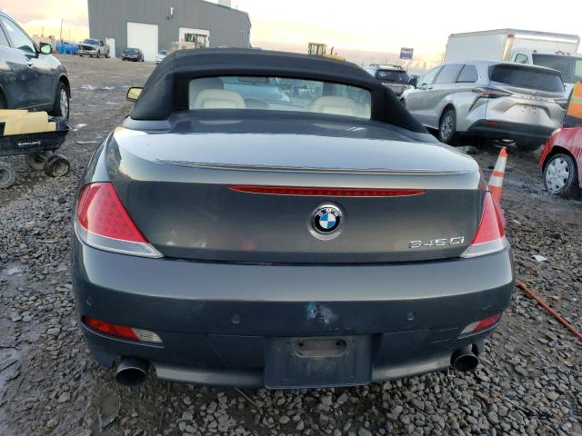 WBAEK73455B325324 - 2005 BMW 645 CI AUTOMATIC GRAY photo 6