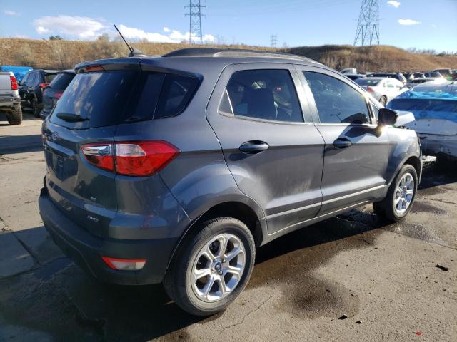 MAJ6S3GL2MC398246 - 2021 FORD ECOSPORT SE GRAY photo 3