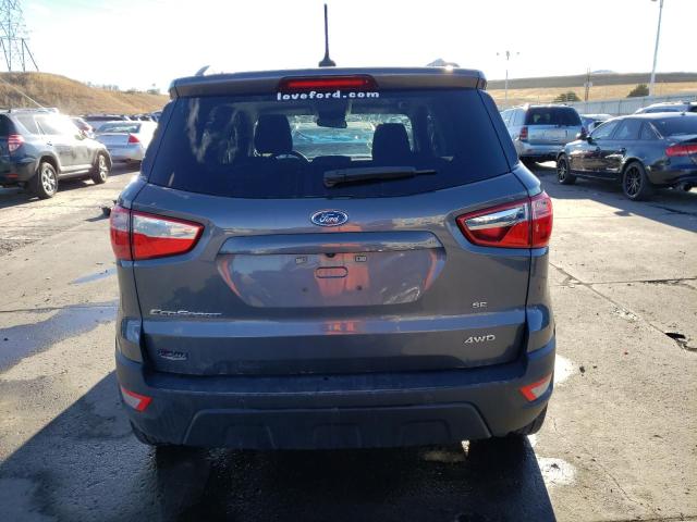MAJ6S3GL2MC398246 - 2021 FORD ECOSPORT SE GRAY photo 6