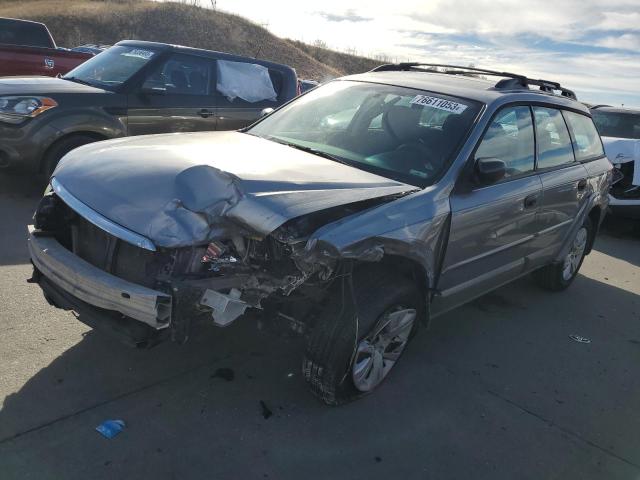 4S4BP60C086313927 - 2008 SUBARU OUTBACK SILVER photo 1