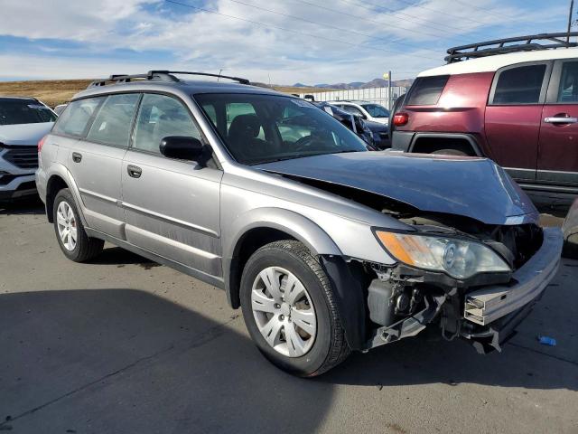 4S4BP60C086313927 - 2008 SUBARU OUTBACK SILVER photo 4