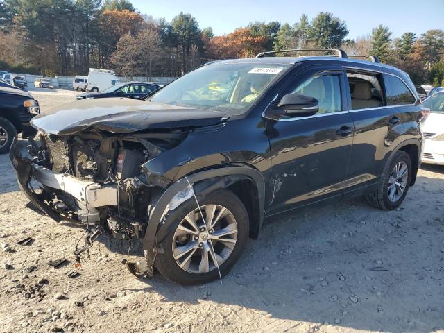 5TDJKRFH3FS160864 - 2015 TOYOTA HIGHLANDER XLE BLACK photo 1