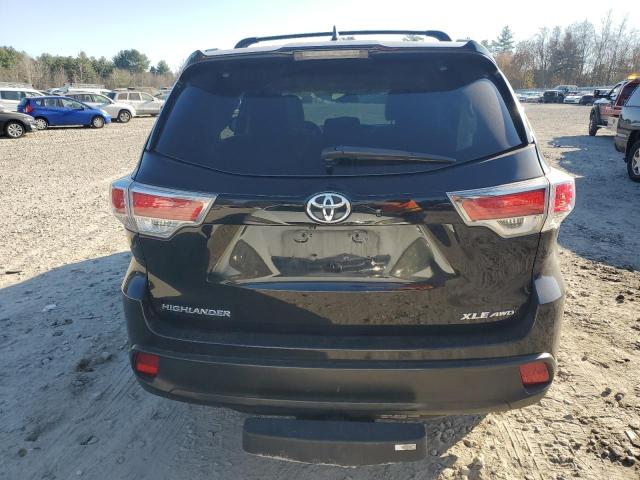 5TDJKRFH3FS160864 - 2015 TOYOTA HIGHLANDER XLE BLACK photo 6