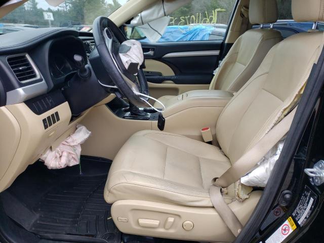 5TDJKRFH3FS160864 - 2015 TOYOTA HIGHLANDER XLE BLACK photo 7