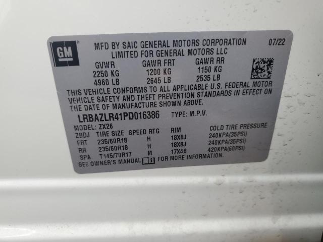 LRBAZLR41PD016386 - 2023 BUICK ENVISION PREFERRED WHITE photo 13