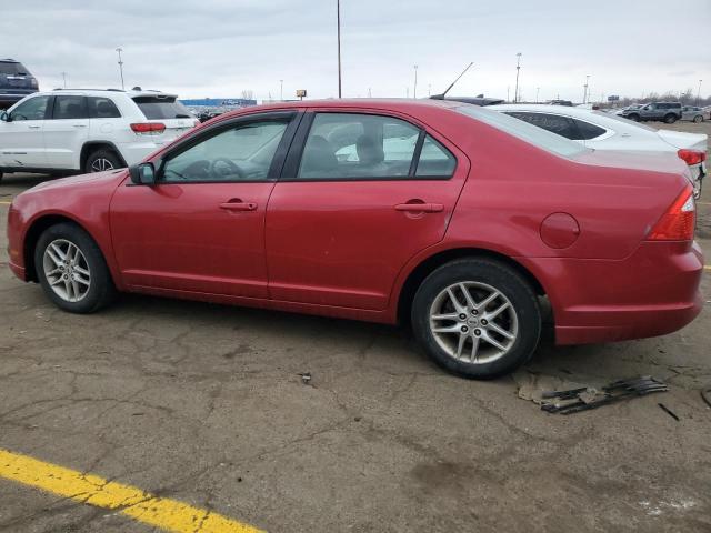 3FAHP0GA1CR174604 - 2012 FORD FUSION S BURGUNDY photo 2