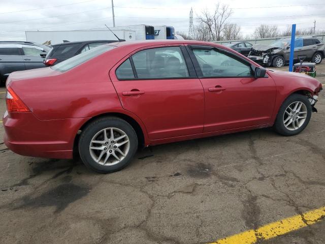 3FAHP0GA1CR174604 - 2012 FORD FUSION S BURGUNDY photo 3