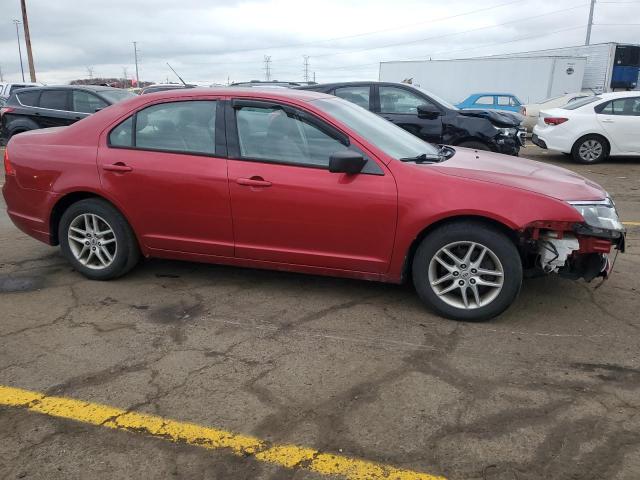 3FAHP0GA1CR174604 - 2012 FORD FUSION S BURGUNDY photo 4