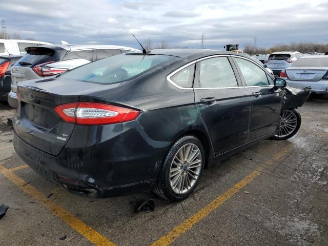 3FA6P0H91FR179110 - 2015 FORD FUSION SE BLACK photo 3